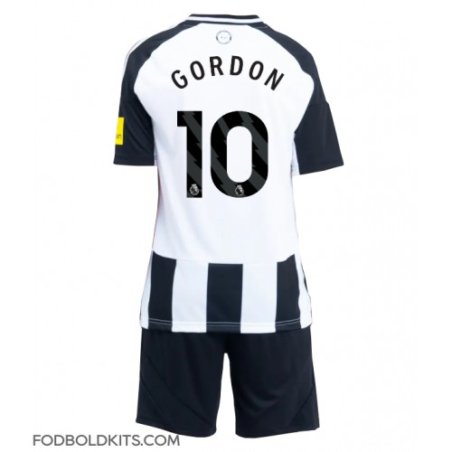 Newcastle United Anthony Gordon #10 Hjemmebanesæt Børn 2024-25 Kortærmet (+ Korte bukser)